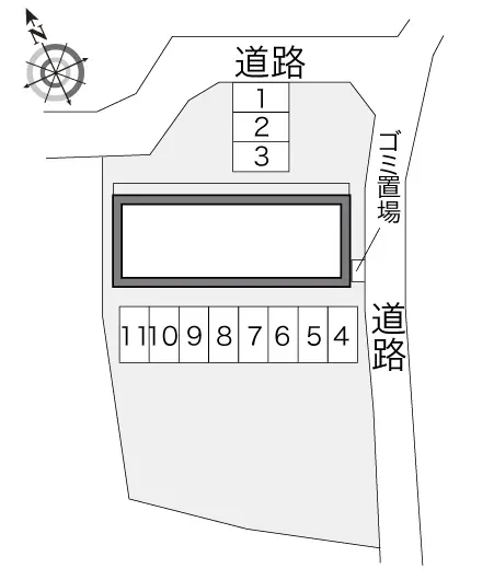 ★手数料０円★取手市井野台１丁目　月極駐車場（LP）